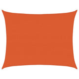 Sunshade Sail 160 g/m Rectangular Orange 6x7 m HDPE 311689