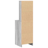 Highboard Grey Sonoma 40 x 40.5 x 135 cm Engineered Wood 865078