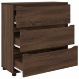 Storage Cabinet Brown Oak 80 x 31 x 81 cm Engineered Wood 888854