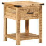 Bedside Cabinet 40x40x50 cm Solid Wood Mango 372716
