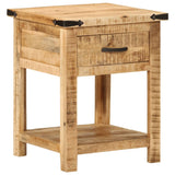 Bedside Cabinet 40x40x50 cm Solid Wood Mango 372716
