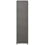 Folding Wardrobe Grey 110x45x175 cm Fabric 282423