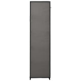 Folding Wardrobe Grey 110x45x175 cm Fabric 282423