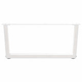 Coffee Table Legs V-Shape 2 pcs White 70x cm Steel 4012617