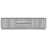 TV Cabinet with LED Lights Grey Sonoma 193,5x41x50 cm 3328440