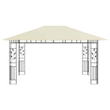 Gazebo with Mosquito Net 4x3x2.73 m Cream 180 g/m 47970