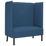 Highback Sofa Blue 109 x 56 x 121 cm Fabric 42010840