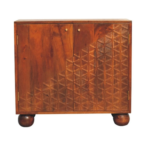 Chestnut Dice Cabinet IN3616