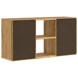 ZNTS TV Cabinet ODDA 79x24x40 cm Solid Wood Pine 4103603