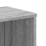 Bookcase Grey Sonoma 50x25x105 cm Engineered Wood 852794