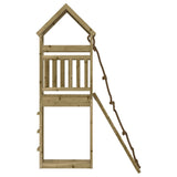 Playhouse with Climbing Wall Impregnated Wood Pine 3156900
