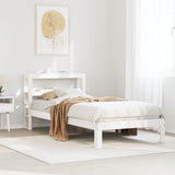Bed Frame with Headboard without Mattress White 90x200 cm 3306042