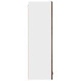 Hanging Cabinet Smoked Oak 30 x 31 x 100 cm Engineered Wood 884334