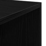 Corner Shelves Black Oak 33 x 33 x 132 cm Engineered Wood 862692