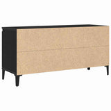 TV Cabinet Black Oak 102 x 35 x 50 cm Engineered Wood 862585