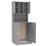 Washing Machine Cabinet Grey Sonoma Engineered Wood 3120183