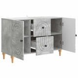 TV Cabinet Concrete Grey 89 x 34.5 x 60 cm Engineered Wood 894198