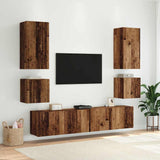 TV Wall Cabinet Old Wood 100 x 35 x 41 cm Engineered Wood 886250