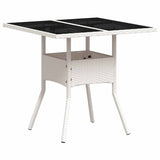 Garden Dining Set 3 pcs Grey Poly rattan 3334933