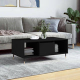 Coffee Table Black 90x50x36.5 cm Engineered Wood 830581