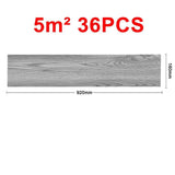5m Floor Planks Tiles Self Adhesive Wood Effect Vinyl Flooring Bathroom Decor 91782588