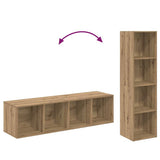 TV Cabinet Set 2 pcs Artisan Oak 37 x 37 x 142.5 cm 3393527