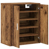 Shoe Cabinet Old Wood 60x35x70 cm Engineered Wood 856696