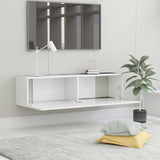 TV Cabinet White 120x30x30 cm Engineered Wood 801490