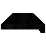 Window Sills 2 pcs Dark Brown 80x20x2 cm Solid Wood Oak 4009174