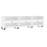 TV Cabinet White 150x30x44.5 cm Engineered Wood 831300