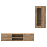TV Cabinet Set FLORIN 3 pcs Artisan Oak Engineered Wood 3397933