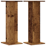 Speaker Stands 2 pcs Old Wood 30x30x80 cm Engineered Wood 852670