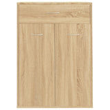 Shoe Cabinet Sonoma Oak 60x35x84 cm Engineered Wood 801074