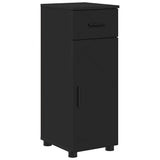Bathroom Cabinet Black 30 x 35 x 80 cm Engineered wood & Metal 883325