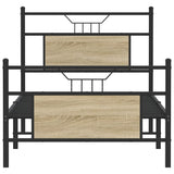 Bed Frame without Mattress Sonoma Oak 80x200 cm Engineered Wood 4106801