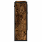 ZNTS Bathroom Mirror Cabinet Smoked Oak 65x20x60 cm Engineered Wood 849261