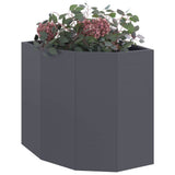 Corner Planter Anthracite 45 x 45 x 50 cm Steel 883670