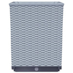 Planters 2 pcs Light Grey 30x30x37 cm Polypropylene 364181