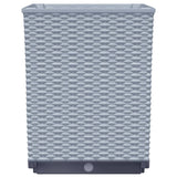 Planters 2 pcs Light Grey 30x30x37 cm Polypropylene 364181