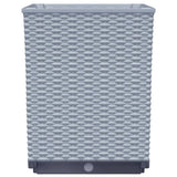 Planters 2 pcs Light Grey 30x30x37 cm Polypropylene 364181