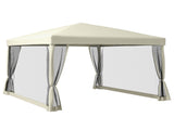 3 x 3 Pop Up Gazebo with 4 Mesh Sides and Carry Bag, Height Adjustable Party Canopy Tent, T3398P320005
