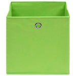 ZNTS Storage Boxes 10 pcs Green 32x32x32 cm Fabric 288371