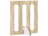 Folding Pet Fence 4 pcs Sonoma Oak 201 x 38 x 70 cm 8005958