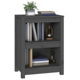 Book Cabinet Grey 50x35x68 cm Solid Wood Pine 821701