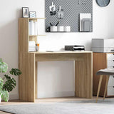 Desk with Shelf Sonoma oak 102 x 50 x 124 cm Engineered wood 869356