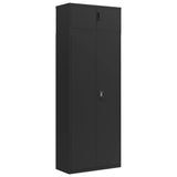 File Cabinet Black 90x40x240 cm Steel 3188327