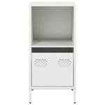 ZNTS Sideboard White 35x39x73.5 cm Cold-rolled Steel 851357