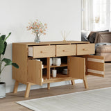 Sideboard OLDEN Brown 114x43x73.5 cm Solid Wood Pine 358603