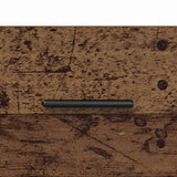 Bedside Cabinet 2 pcs Old Wood and Black 40 x 35 x 47.5 cm 884067