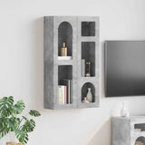 Hanging Cabinet Concrete Grey 59 x 20 x 100 cm Engineered Wood 891367